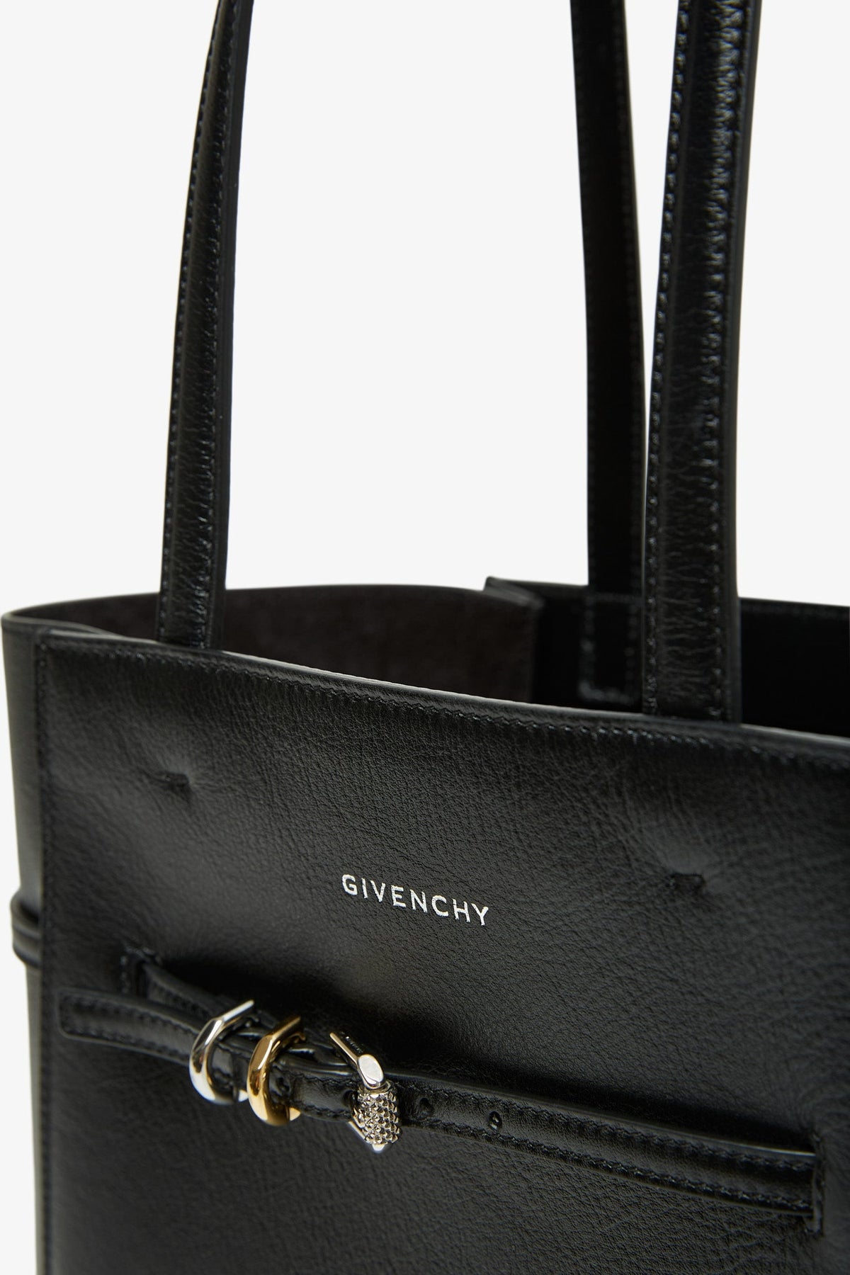 Shop Givenchy Voyou North-south Medium Black Tote Bag