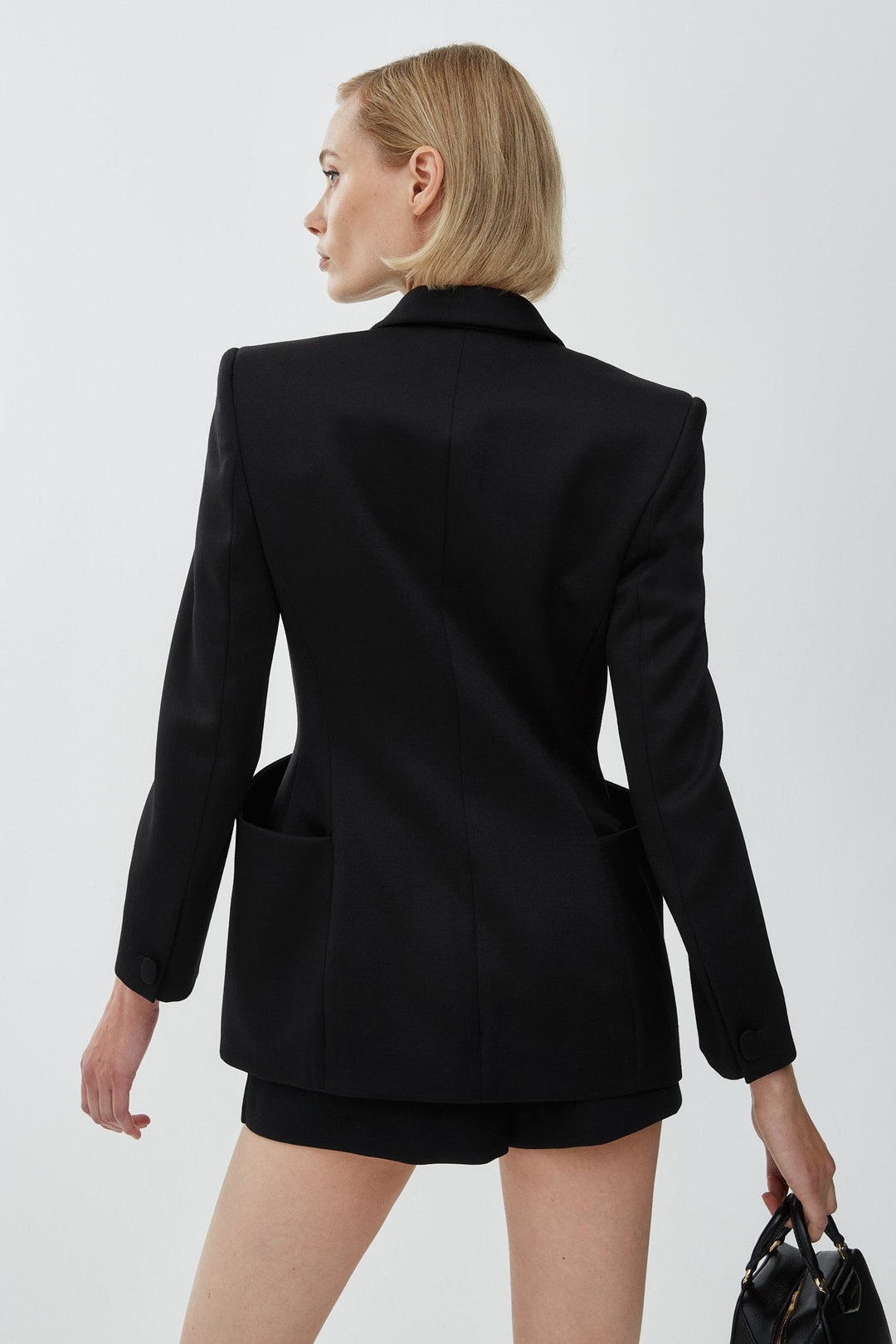 ジャケット GIVENCHY Black Wool Blend Oversize Blazer GIVENCHY Wool and mohair-blend blazer | NET-A-PORTER
