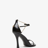 4G 95 liquid black sandals