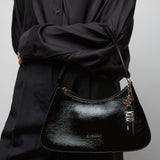 Lucky Lock small black shoulder bag