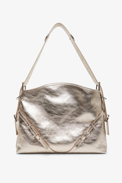 Hashimoto パーティーバッグ ゴールド シルバー Givenchy | Voyou medium dusty gold bag | Savannahs