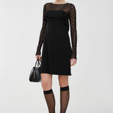 Monogram glitter short dress