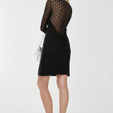 Monogram glitter short dress