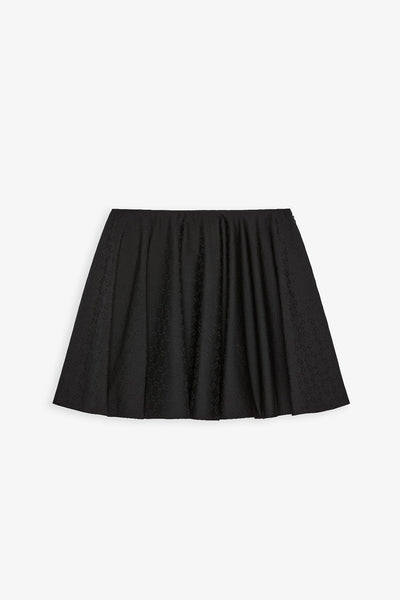 【送料&関税込】Givenchy Brown Viscose Skirt HG26405R-Givenchy-Wool-circle-