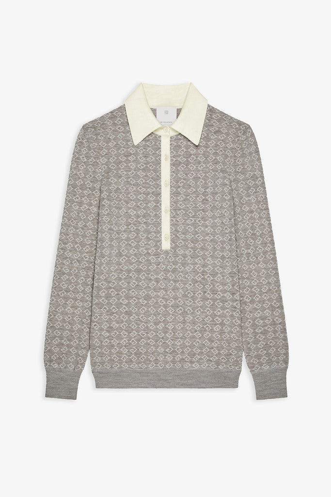 givenchy Cashmere Knit Polo Shirt カシミヤ HG26406R-Givenchy-Monogram-