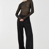 Monogram stretch bodysuit
