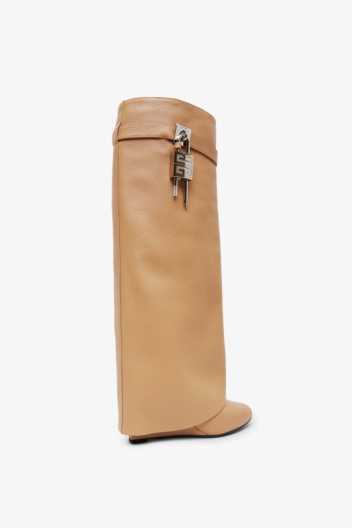 Givenchy Leather Shark Lock Knee-high Boots