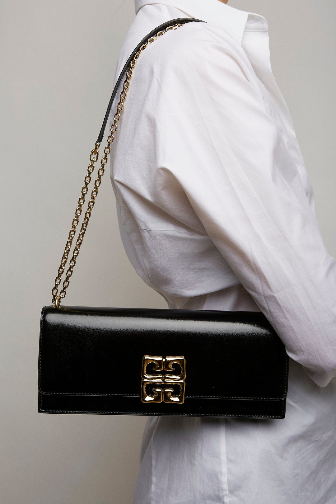 クラッチバッグ GIVENCHY CLUTCH BAG (BB5127B27G 001) Buy Givenchy 4G Liquid Small Chain Bag 'Black' - BB5127B27G