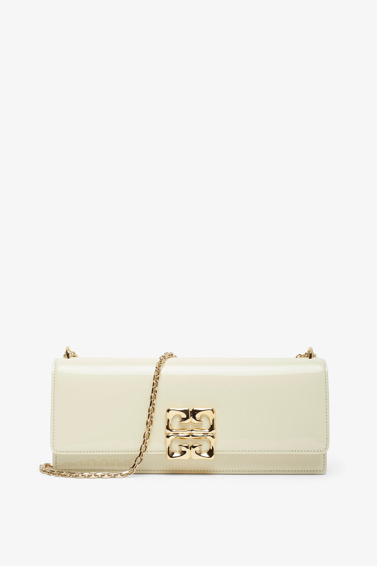 4G small chain cream clutch