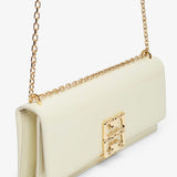 4G small chain cream clutch