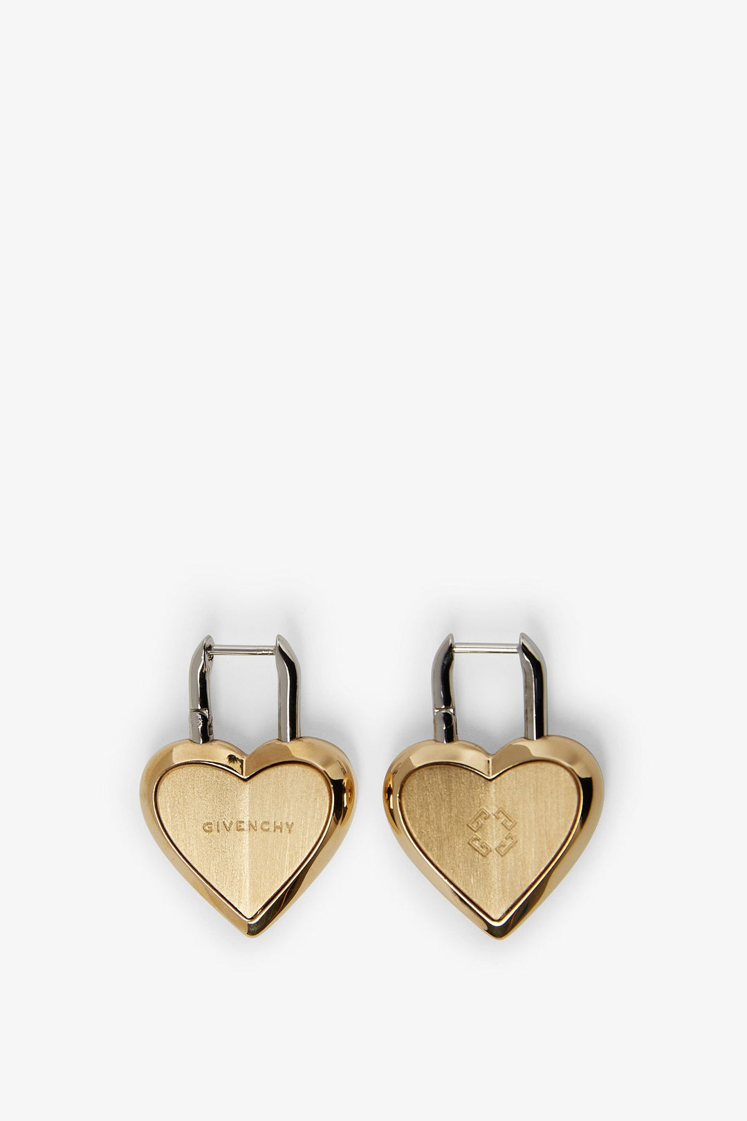AMBUSH®︎ SMALL HEART PADLOCK EARRING AMBUSH Fire Heart-padlock Earrings | Red | FARFETCH