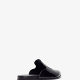 Tux black patent slippers