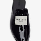 Tux black patent slippers