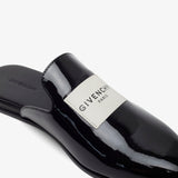 Tux black patent slippers