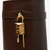Shark lock 90 brown leather boots