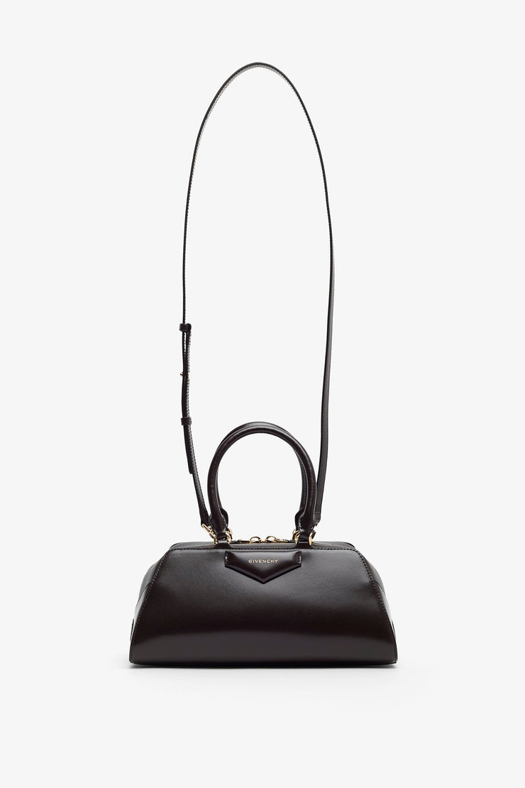 Antigona east west small brown bag