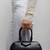 Antigona east west black small bag