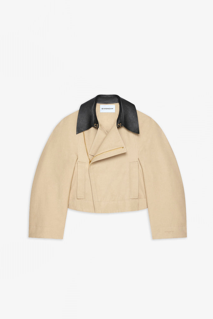 Givenchy | Short beige zipped jacket | Savannahs