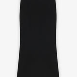 Black low waist skirt