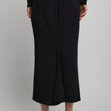 Black low waist skirt