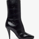 Black 95 zipped ankle boots