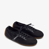 Slim black sneakers
