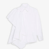 Bow white cotton shirt