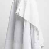 Bow white cotton shirt