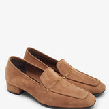 Fair and Square brown suede loafers