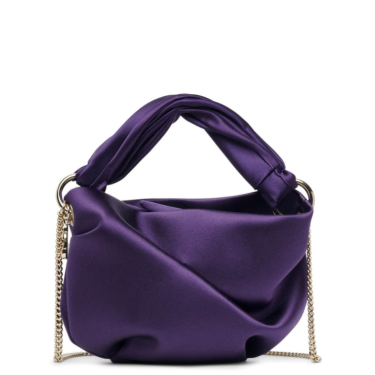 Bonny purple satin bag