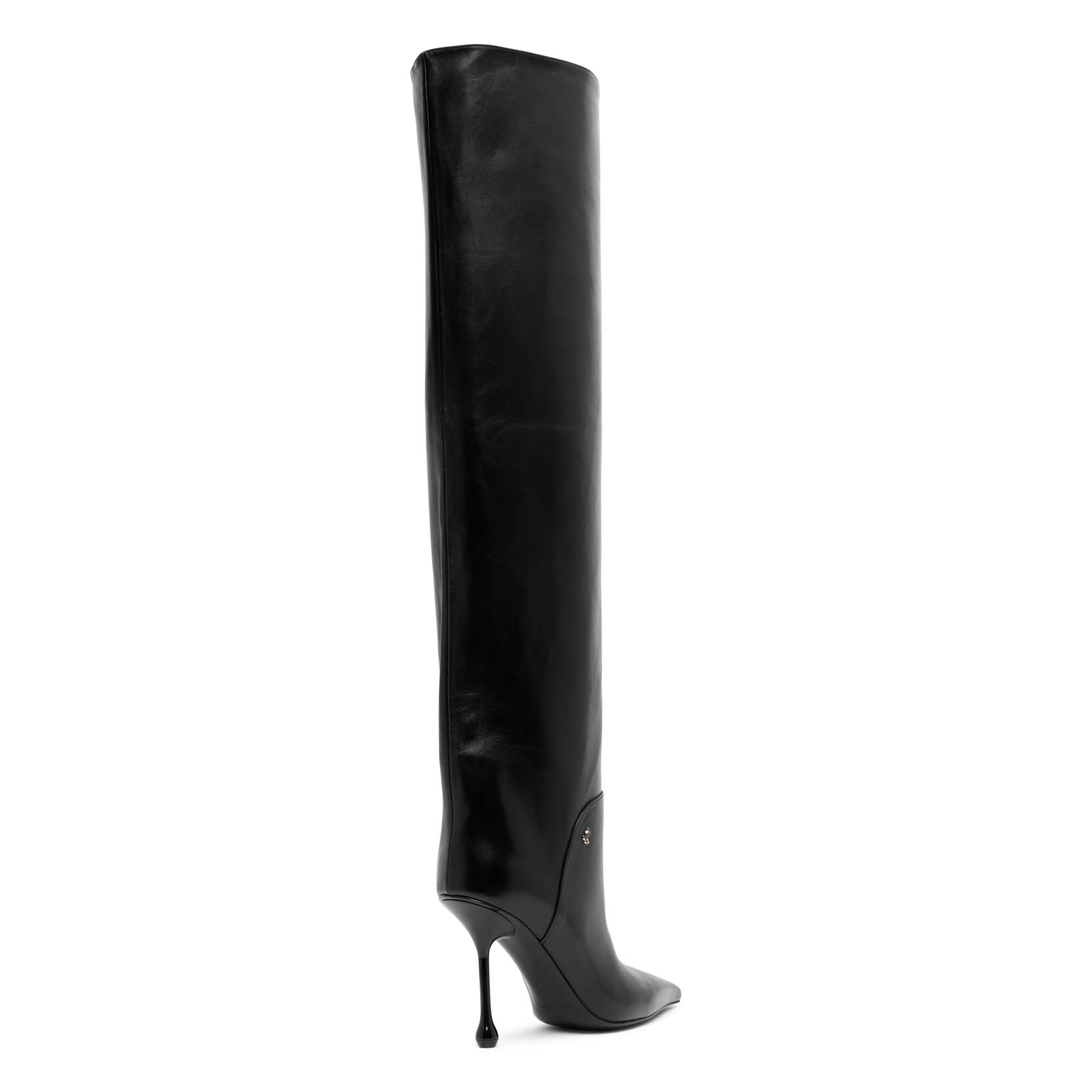 Shop Jimmy Choo Cycas 95 Black Leather Boots