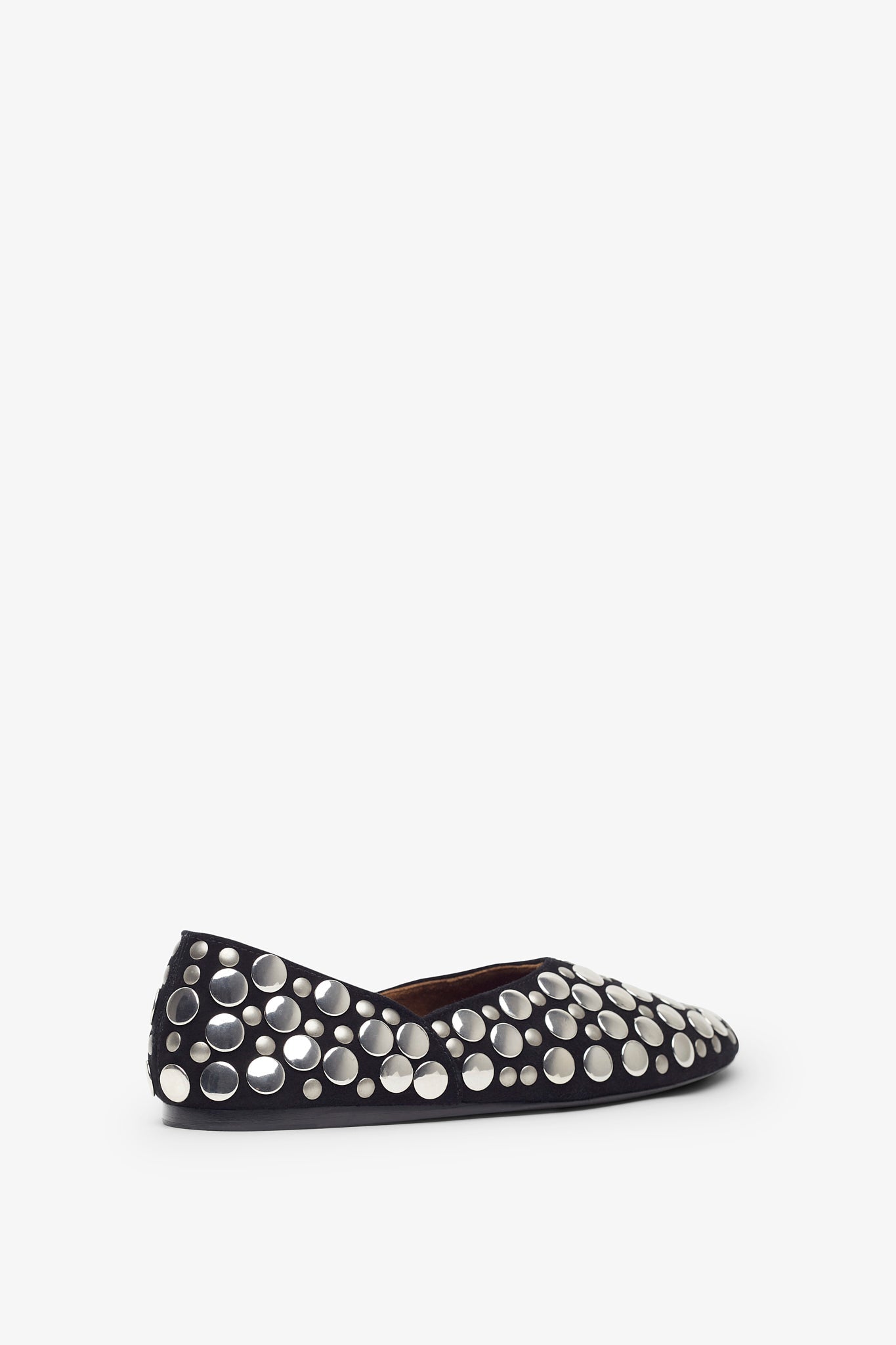 Jane black studs flats