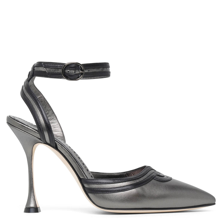 Buy HAUTE CURRY Grey Womens Casual Wear Slip On Heels | Shoppers Stop