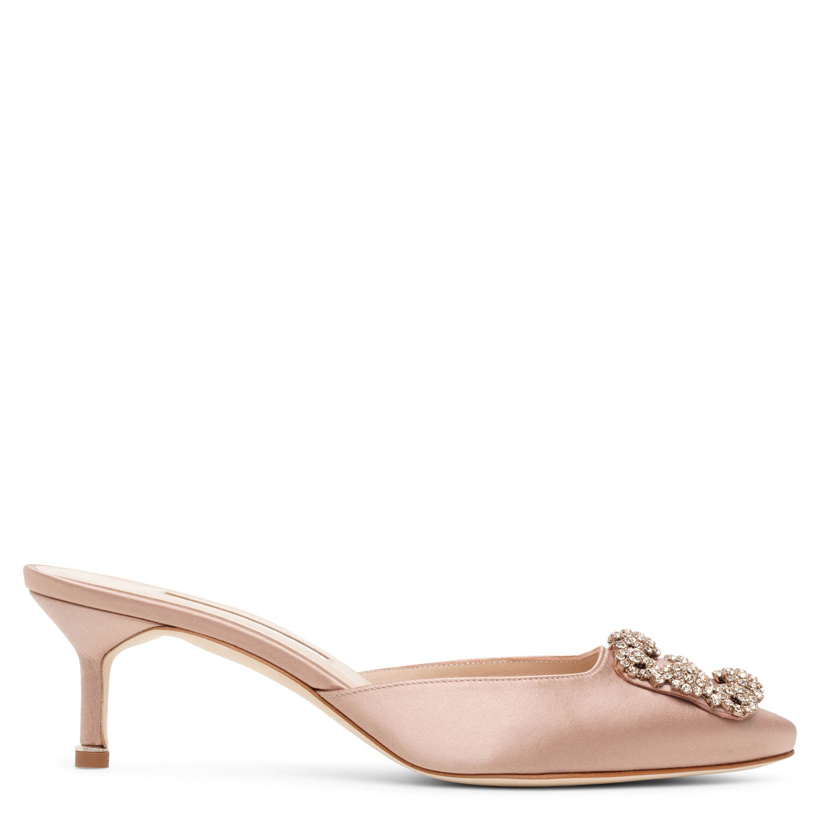 Hangisimu 50 beige satin mules