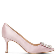 Hangisi 70 light pink satin pumps