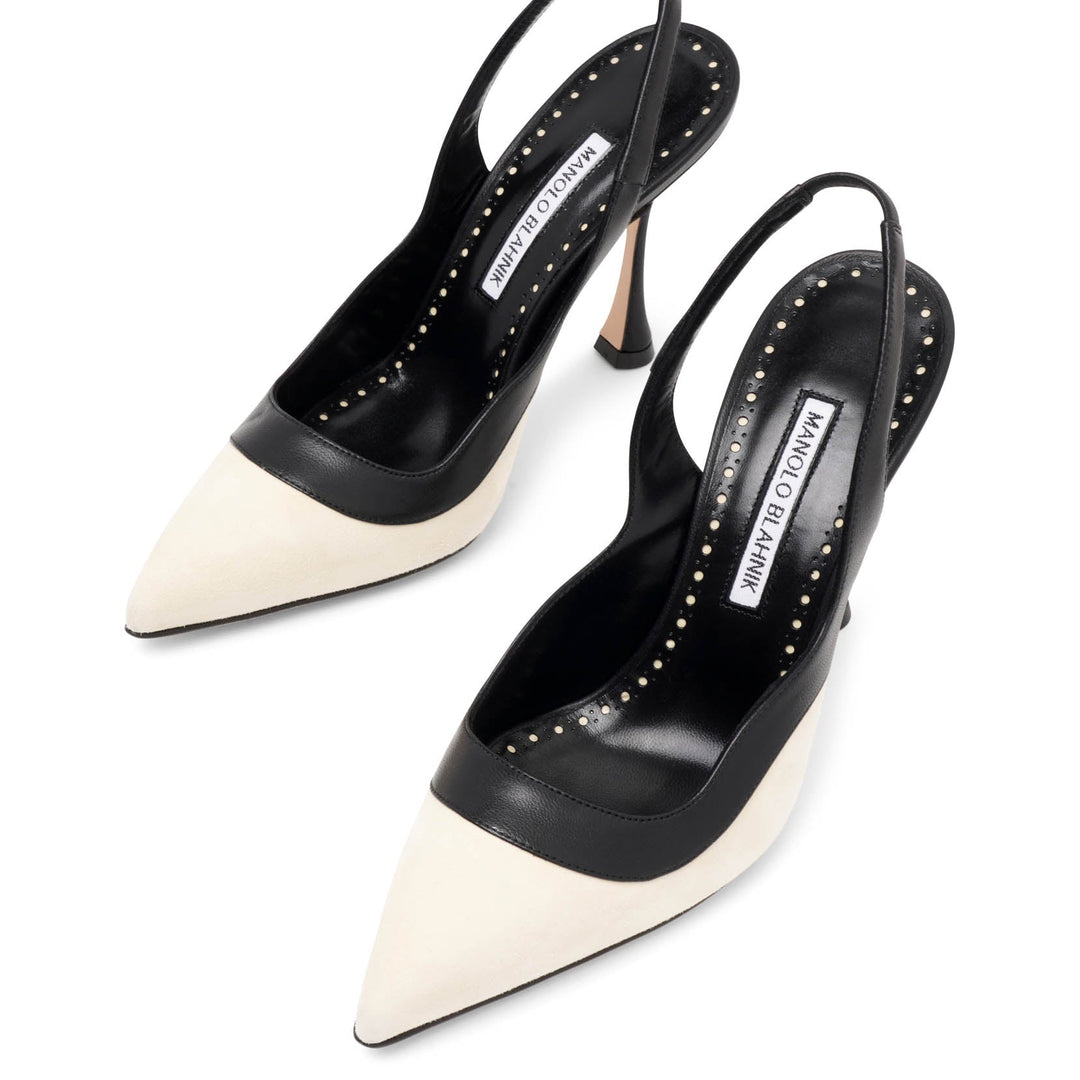 Manolo Blahnik | Goga 105 bi-color slingbacks | Savannahs