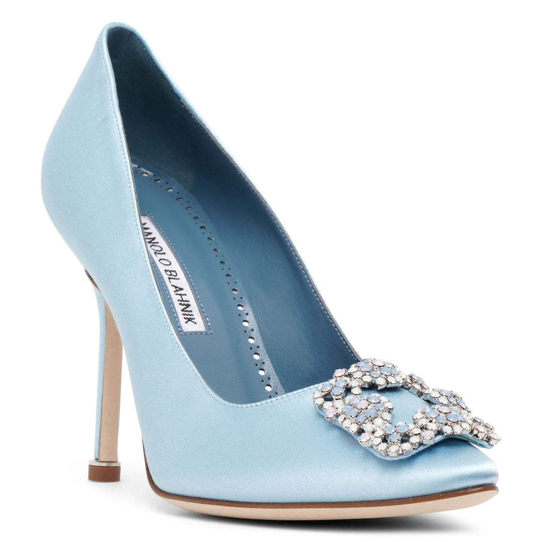 Manolo shops blahnik light blue