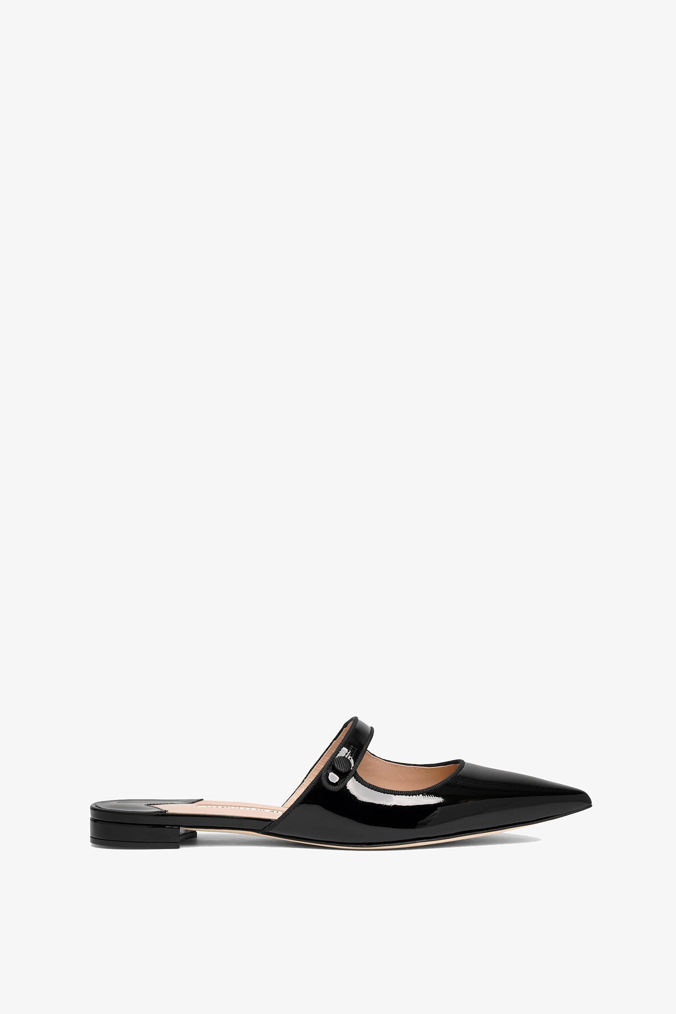 Manolo Blahnik | Camparimu black patent flats | Savannahs