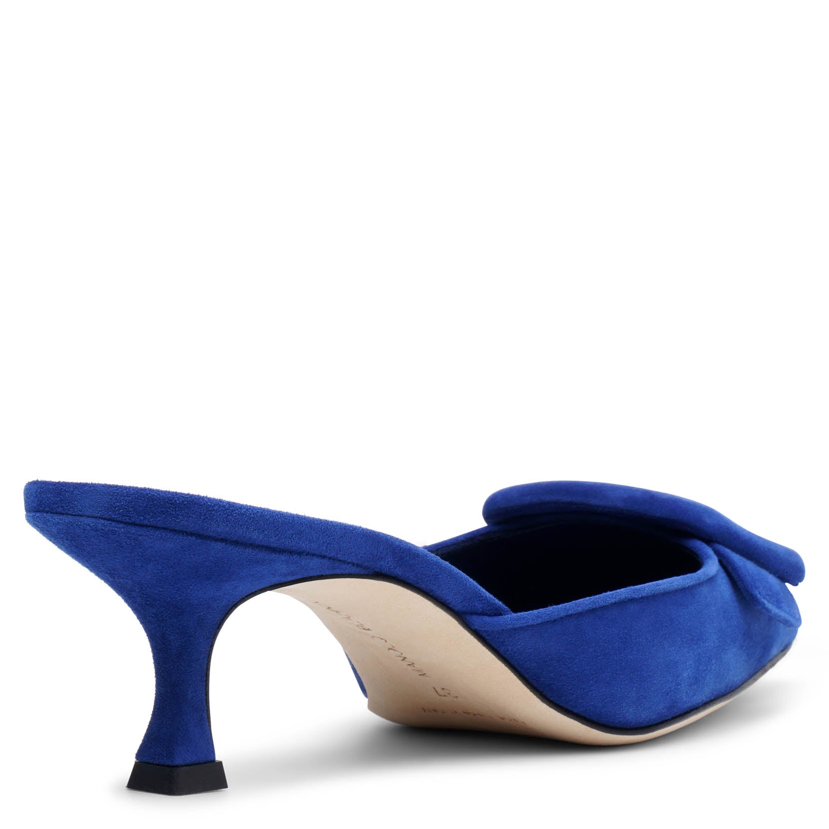 Manolo Blahnik | Maysale 50 blue suede pumps | Savannahs