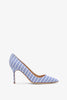 BB 90 blue stripe cotton pumps