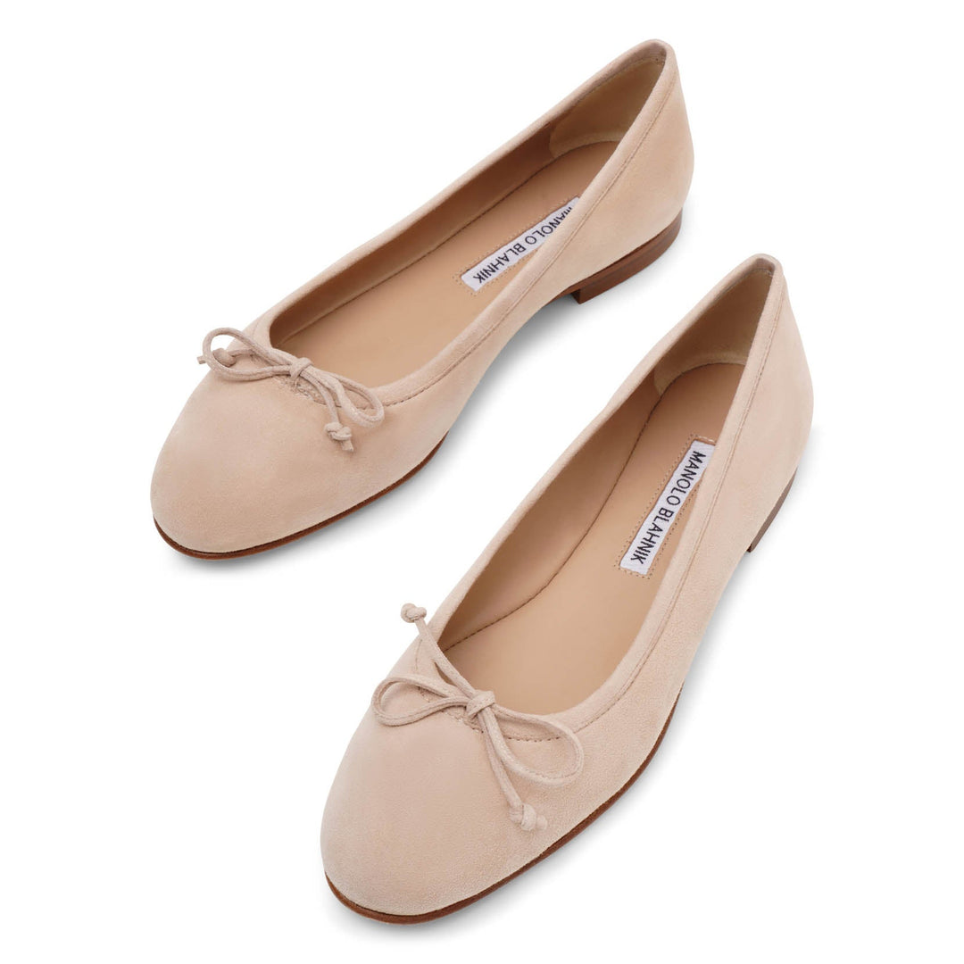 【MANOLO BLAHNIK 】★Veralli フラットシューズ Manolo Blahnik | Veralli black leather ballet flats | Savannahs