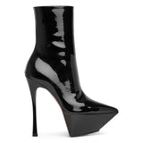 Yigit patent leather ankle boots