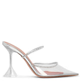 Gilda transparent pvc mules