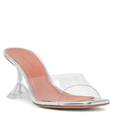 Lupita 70 transparent pvc mules