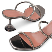 Gilda 70 dark grey sandals