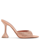 Caroline 95 peach crystal mules