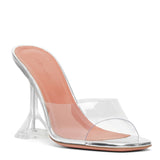 Lupita 95 transparent pvc mules