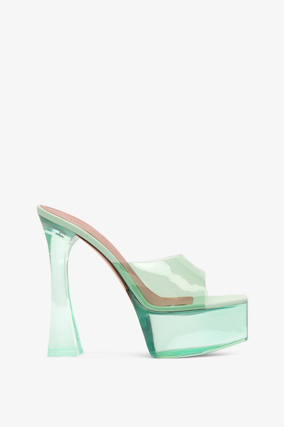 Dalida 140 pvc mint mules