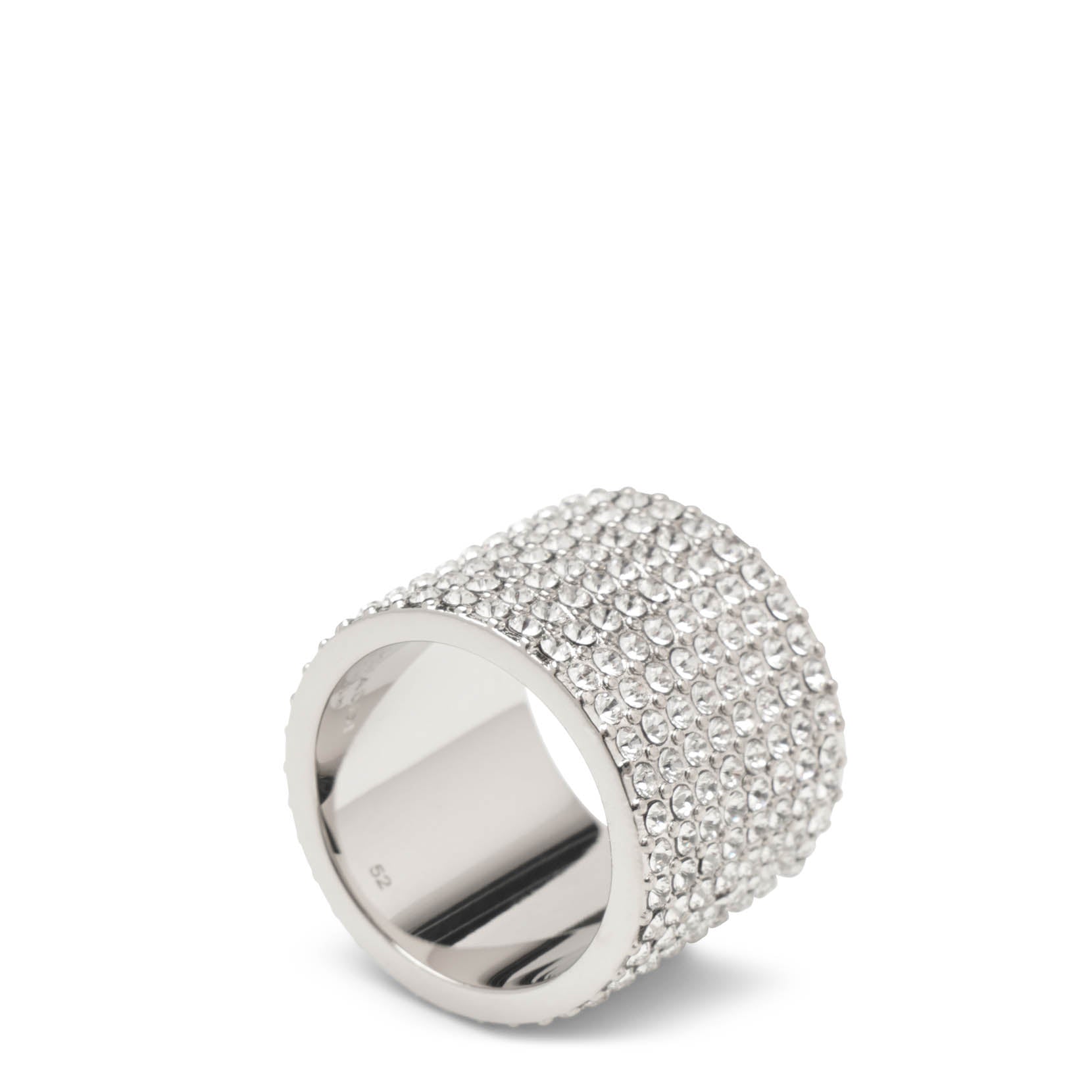 Amina Rind Amina Muaddi | Rih Ring white silver | Savannahs