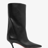 Fiona 60 black leather boots